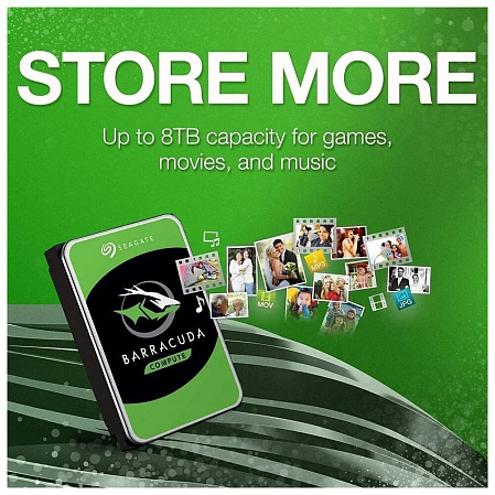Внутренний жесткий диск 3,5" 2Tb Seagate (ST2000DM008) 256Mb 7200rpm SATA3 Barracuda