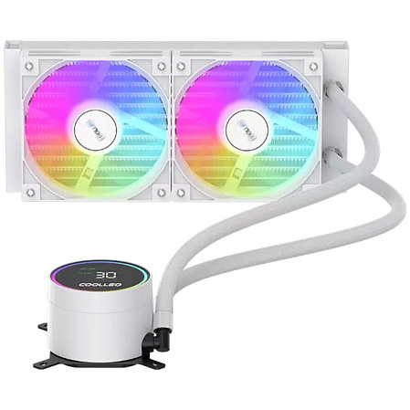 Система водяного охлаждения Coolleo ICE Fairy DIG 240 LITE WH White (DIG-240-LITE-WH) S115x/1200/1700/1851, AM4/AM5
