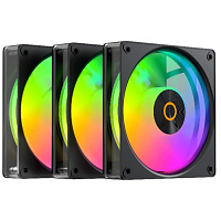 Вентилятор 120x120 Ocypus Gamma F12 Elite BK ARGB 3 in 1 (3-Pack)