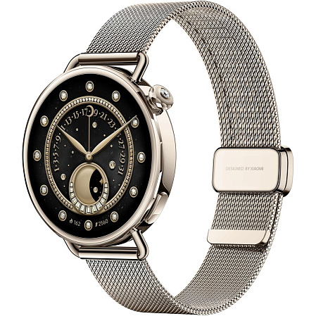 Умные часы Xiaomi Watch S4 41mm RU Milanese Strap Sunset Gold