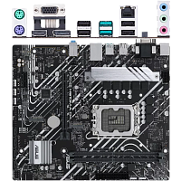 Материнская плата ASUS Prime H610M-A D4-CSM H610 Socket-1700 2xDDR4, 4xSATA3, 2xM.2, 1xPCI-E16x, 2xUSB3.2, D-Sub, DP, HDMI, Glan, mATX