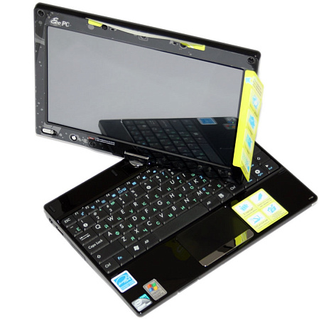 Нетбук Asus EEE PC T91 Atom-Z520/1G/SSD-16G/8,9"WSVGA/WiFi/BT/cam/3800mAh/XP/ Black
