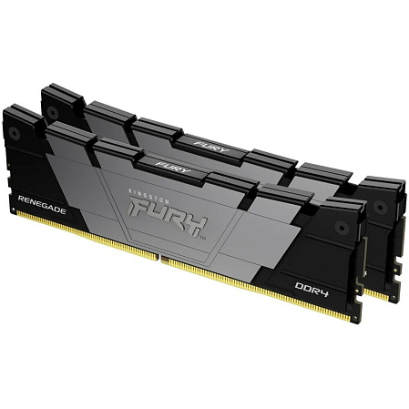 Модуль памяти DIMM 16Gb 2х8Gb DDR4 PC25600 3200MHz Kingston Fury Renegade Black (KF432C16RB2K2/16)