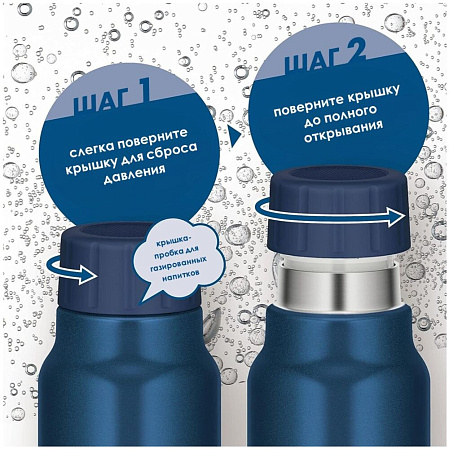 THERMOS Термокружка FJK-1000 NVY, синий, 1 л.