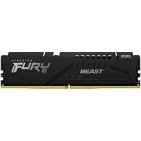 Модуль памяти DIMM 32Gb DDR5 PC51200 6400MHz Kingston Fury Beast Black EXPO (KF564C32BBE-32)