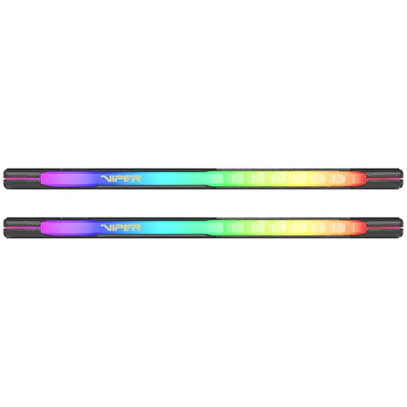 Модуль памяти DIMM 64Gb 2х32Gb DDR4 PC25600 3200MHz Patriot Memory Viper Steel RGB (PVSR464G320C8K)