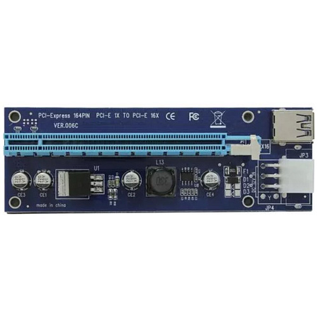 Адаптер Raiser Card ver.006C, 6pin