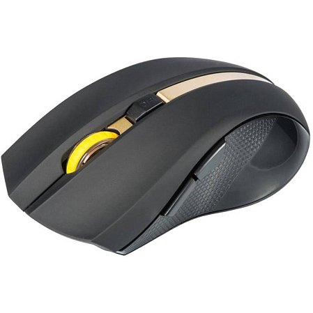 Мышь беспроводная Oklick 495MW Black/Gold Wireless