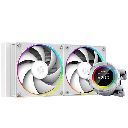 Система водяного охлаждения ID-Cooling SL240 White 1150/1155/S1156/1151/1200/1700, AM4/AM5
