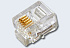 RJ11 (RJ14) коннектор 6p4c телефонный