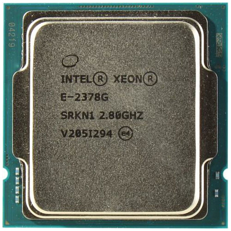 Процессор Intel Xeon E-2378G (2.80GHz) 16MB LGA1200 OEM