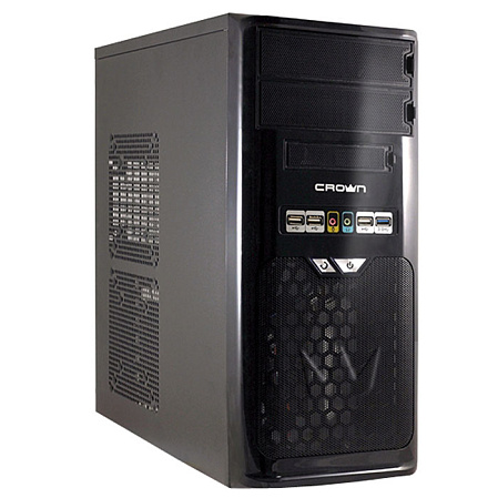Корпус ATX Miditower Crown CMC-SM603 black/silver