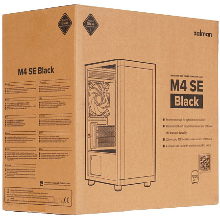 Корпус MicroATX Minitower Zalman M4 SE Black