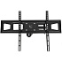 Кронштейн наклонно-поворотный Hama R1 118157 37-75' до 30кг Vesa до 600x400 черный