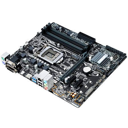 Материнская плата ASUS Prime B250M-A B250 Socket-1151 4xDDR4, 6xSATA3, 2xM.2, 1xPCI-E16x, 2xUSB3.0, 1xUSB3.1 Type C, D-Sub, DVI-D, HDMI, Glan, mATX