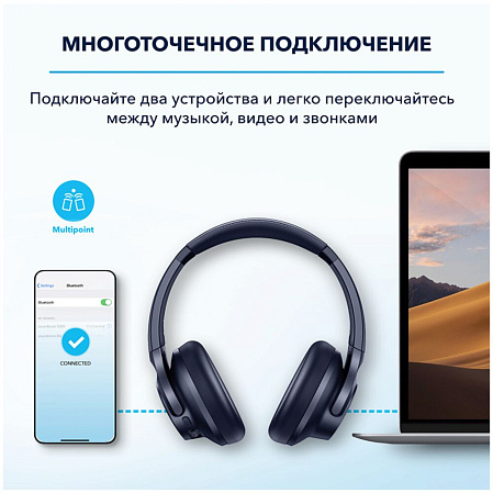 Bluetooth гарнитура Anker Soundcore Q20i Black