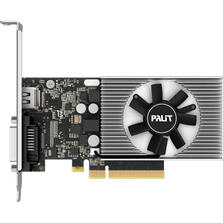 Видеокарта Palit GeForce GT 1030 2048Mb, PA-GT1030 2G D4 DVI, HDMI Ret