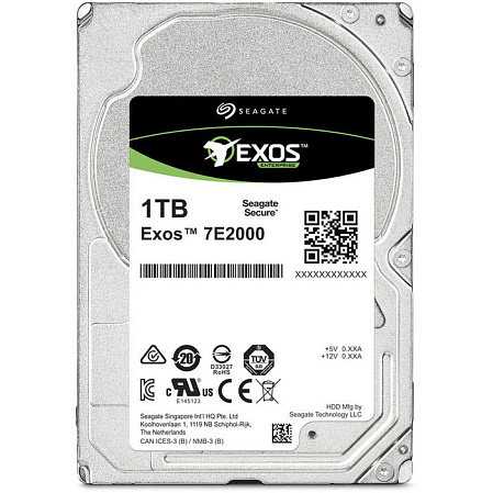Внутренний жесткий диск 3,5" 1Tb 2.5" Seagate Enterprise Capacity 512E (ST1000NX0313) 128Mb 7200rpm SATA3