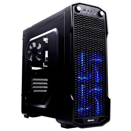 Корпус ATX Miditower GMC T360 USB 3.0 Black