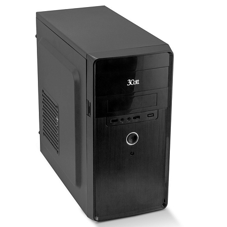 Корпус MicroATX Minitower 3Cott S301 (3C-MATX-S301) 450W Black