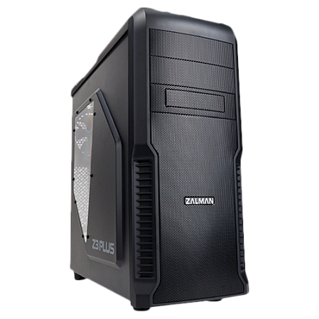 Корпус ATX Miditower Zalman Z3 Plus Black