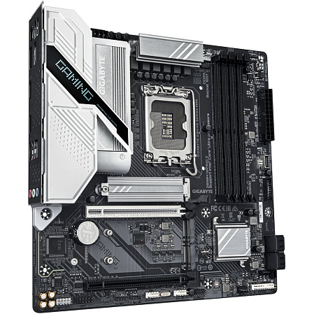 Материнская плата Gigabyte Z890M Gaming X Z890 Soc-1851 4xDDR5, 4xSATA3, RAID, 3хM.2, 2xPCI-E16x, 3xUSB3.2, DP, HDMI, 2.5Glan, mATX