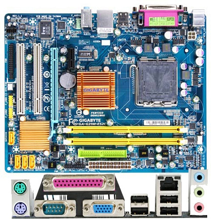 Материнская плата Gigabyte GA-G31M-ES2C Socket-775, G31 GbLan mATX