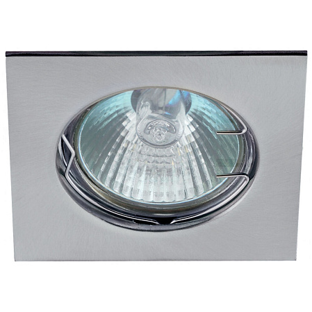 ЭРА C0043660 KL2 CH MR16 12V/220V 50W хром, квадрат