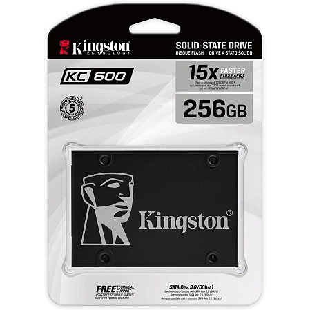 Внутренний SSD-накопитель 256Gb Kingston SKC600/256G SATA3 2.5" KC600  Series