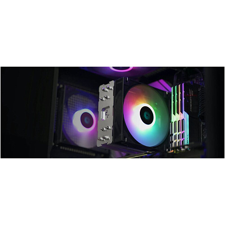 Охлаждение CPU Cooler for CPU Deepcool AG400 LED 220W 1155/1156/1150/1700/2011/2066/AM4/AM5