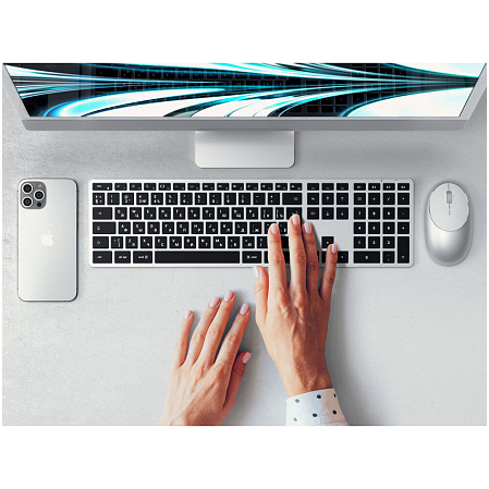 Клавиатура Satechi Slim X3 Bluetooth ST-BTSX3S-RU Silver