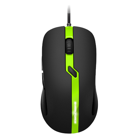 Мышь Sharkoon Shark Force Pro Green проводная