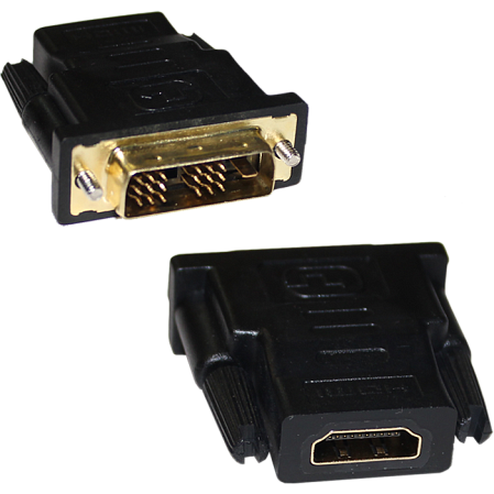 Переходник HDMI (f) -DVI (M)