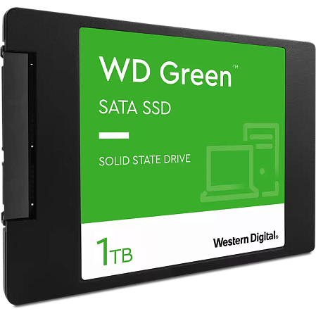 Внутренний SSD-накопитель 1000Gb Western Digital Green WDS100T3G0A SATA3 2.5"