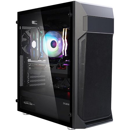 Корпус ATX Miditower Zalman Z1 Plus Black