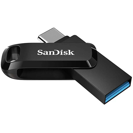 USB Flash накопитель 64GB SanDisk Ultra Dual Drive Go (SDDDC3-064G-G46) USB 3.2Gen1 + Type C (OTG) Черный