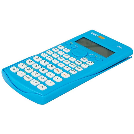 Калькулятор Deli E1710A/BLU синий 10+2-разр.