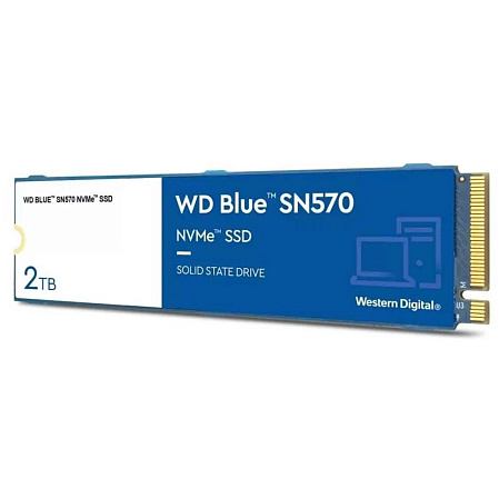 Внутренний SSD-накопитель 2000Gb Western Digital Blue SN570 (WDS200T3B0C) M.2 PCIe NVMe 3.0 x4