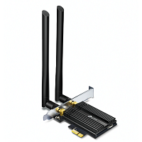 Сетевая карта TP-LINK ARCHER TX50E Wi-Fi 6 802.11ac 2976Мбит/с 2.4 и 5ГГц  Bluetooth 5.0 PCI-E