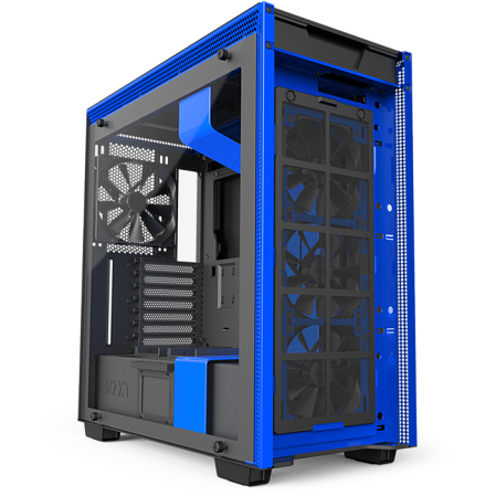 Корпус ATX Miditower NZXT H700i Smart CA-H700W-BL Black/Blue