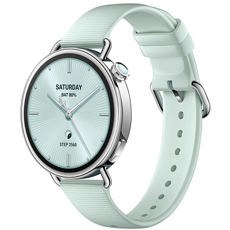 Умные часы Xiaomi Watch S4 41mm RU Fluororubber Strap Green