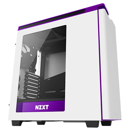 Корпус ATX Miditower NZXT H440 Window CA-H442W-W2 White/Purple