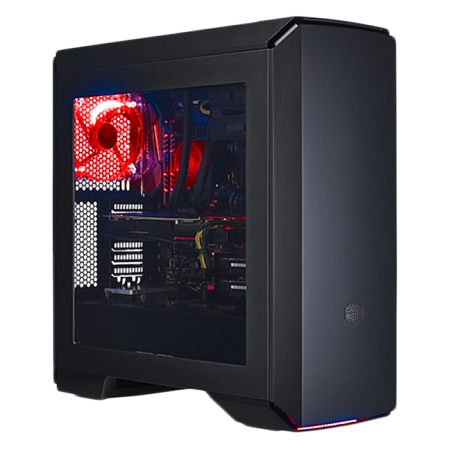 Корпус ATX Miditower Cooler Master MasterCase Pro 6 MCY-C6P2-KW5N-01 Red LED Black