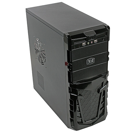 Корпус ATX Miditower 3Cott Gaul 3C-ATX112G 500W Black