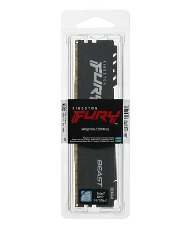 Модуль памяти DIMM 8Gb DDR4 PC25600 3200MHz Kingston Fury Beast Black (KF432C16BB/8)