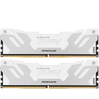 Модуль памяти DIMM 64Gb 2х32Gb DDR5 PC51200 6400MHz Kingston Fury Renegade White XMP (KF564C32RWK2-64)