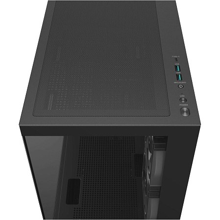 Корпус MicroATX Minitower Deepcool CG380 3F черный