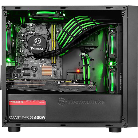 Корпус MicroATX Minitower Thermaltake Versa H18 CA-1J4-00S1WN-00 Black
