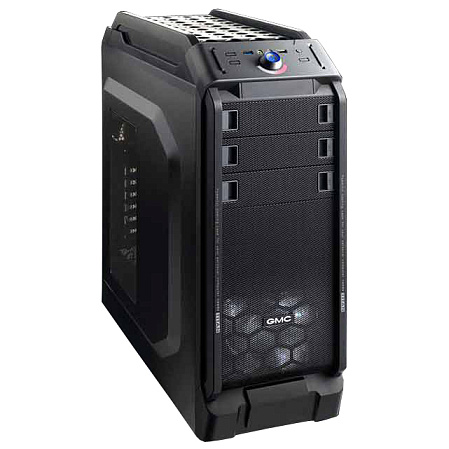 Корпус ATX Miditower GMC Titan Black