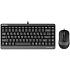 Клавиатура+мышь A4Tech Fstyler F1110 Black/Grey